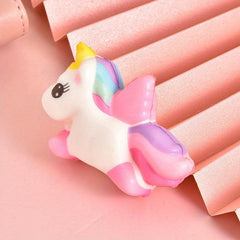 Slow Rebound Animal Toy Sticker Refrigerator Mermaid Horse French Fries