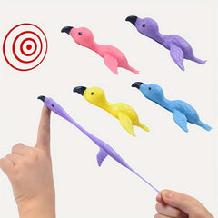 Catapult Flamingo Slingshot TPR Toy - Random Colors