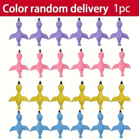 Catapult Flamingo Slingshot TPR Toy - Random Colors