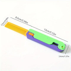 3D Gravity Comb Carrot Comb Stress Relief Prank Fun Toy