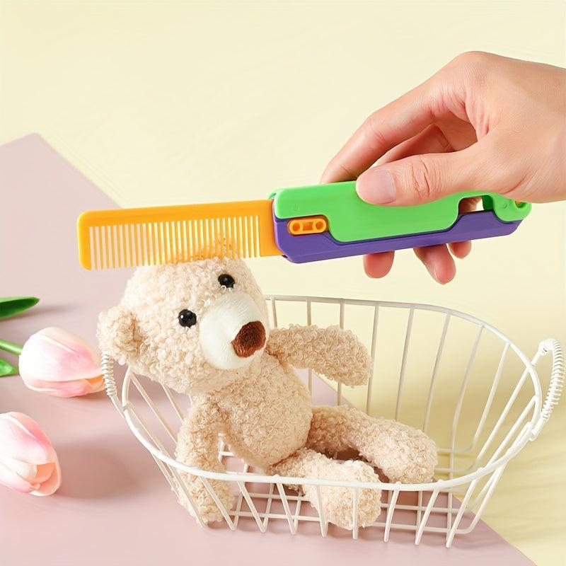 3D Gravity Comb Carrot Comb Stress Relief Prank Fun Toy