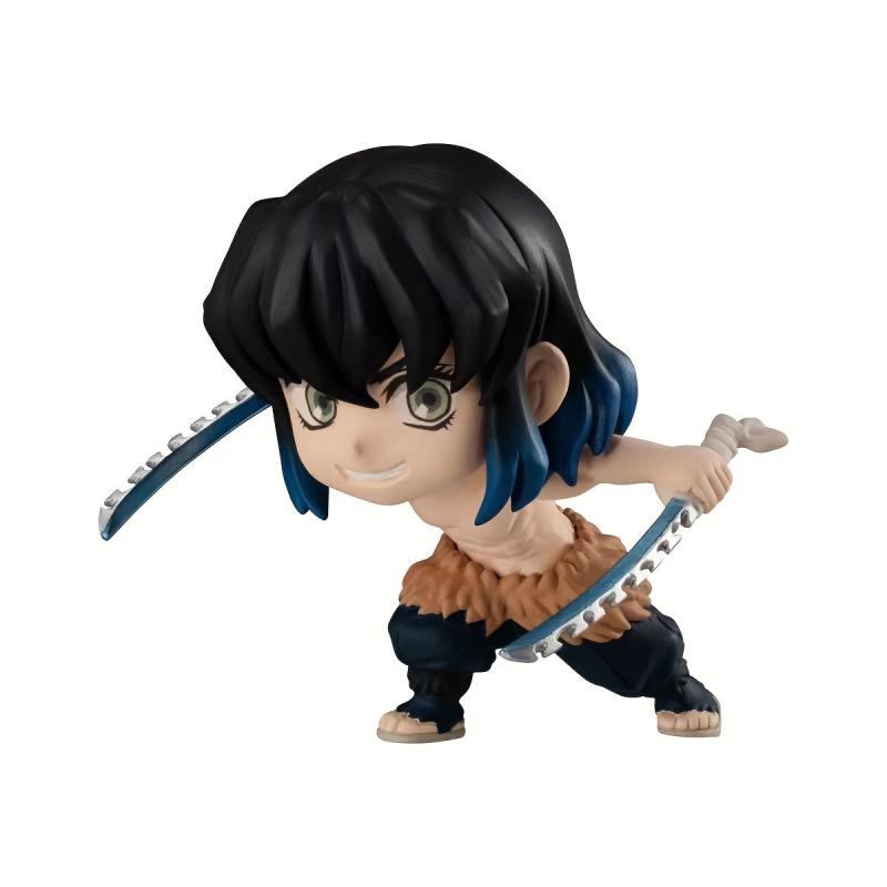 5pcs Ghost Slayer Anime Character Toy Fans Collection for Kids