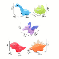 Baby Cartoon Dinosaur Study Potted Desktop Ornament
