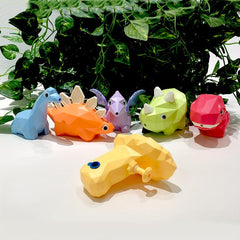 Baby Cartoon Dinosaur Study Potted Desktop Ornament