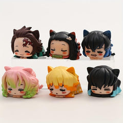 6pcs Anime Action Figruines Figure Figura