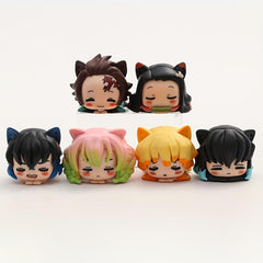 6pcs Anime Action Figruines Figure Figura