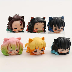 6pcs Anime Action Figruines Figure Figura
