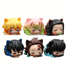 6pcs Anime Action Figruines Figure Figura