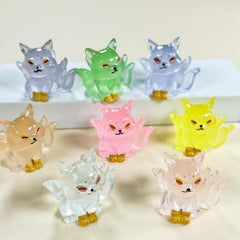 Mini 9 Tail Fox Night Light - Cartoon Design
