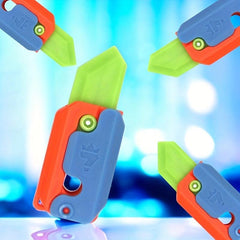 3D Radish Butterfly Gravity Toy Fun Decompression Birthday Gift
