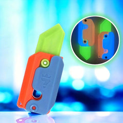 3D Radish Butterfly Gravity Toy Fun Decompression Birthday Gift