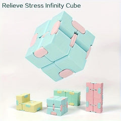 Infinity Cube Fidget Toy Stress Relieving Game For Kids And Adults