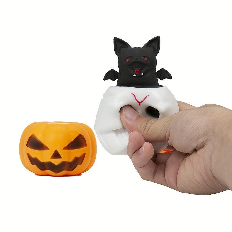 Halloween Pumpkin Bat Skull Decompression Toy Tricky Horror Vent Toy