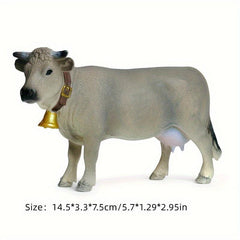 Farm World Animal Figurine Farm Toys Braunvieh Cow