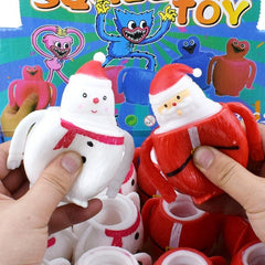 Kids Santa Boy Squeeze Cup Decompress Snowman Cup