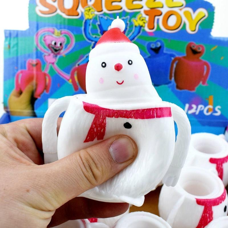 Kids Santa Boy Squeeze Cup Decompress Snowman Cup