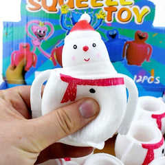 Kids Santa Boy Squeeze Cup Decompress Snowman Cup