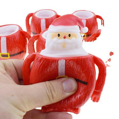 Kids Santa Boy Squeeze Cup Decompress Snowman Cup