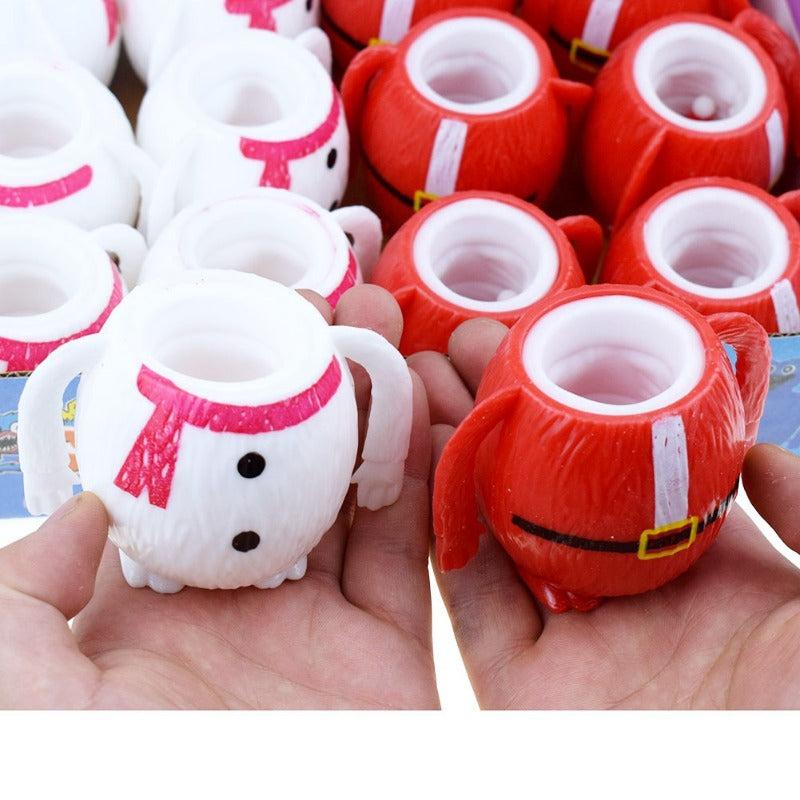 Kids Santa Boy Squeeze Cup Decompress Snowman Cup