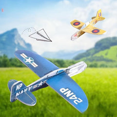 10pcs Mini Foam Airplane DIY Puzzle Educational Toy Kindergarten Gift