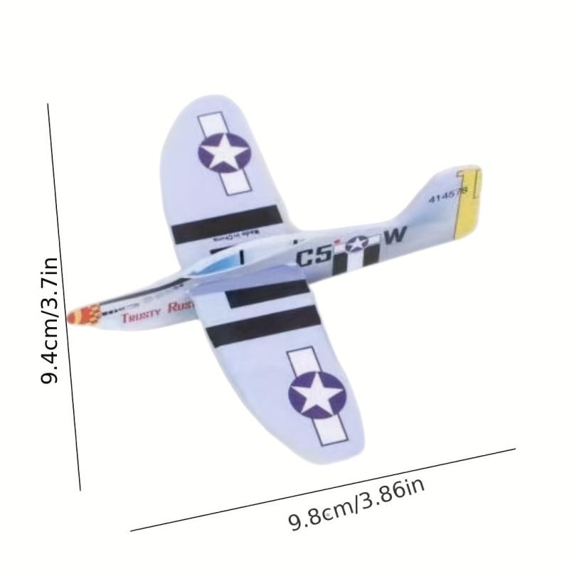 10pcs Mini Foam Airplane DIY Puzzle Educational Toy Kindergarten Gift