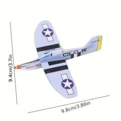 10pcs Mini Foam Airplane DIY Puzzle Educational Toy Kindergarten Gift