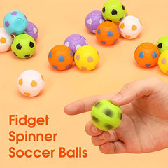 Mini Fidget Spinner Football Toys Stuffed Gift Bags Birthday Parties