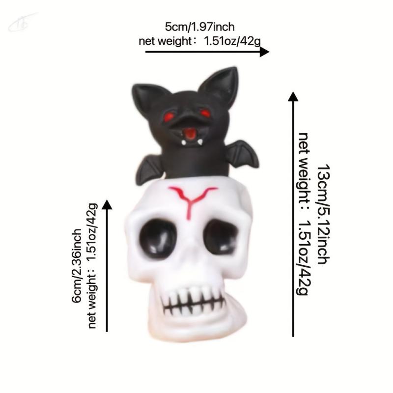 Halloween Skull Bat Fidget Toy Tricky Funny Prank Gift