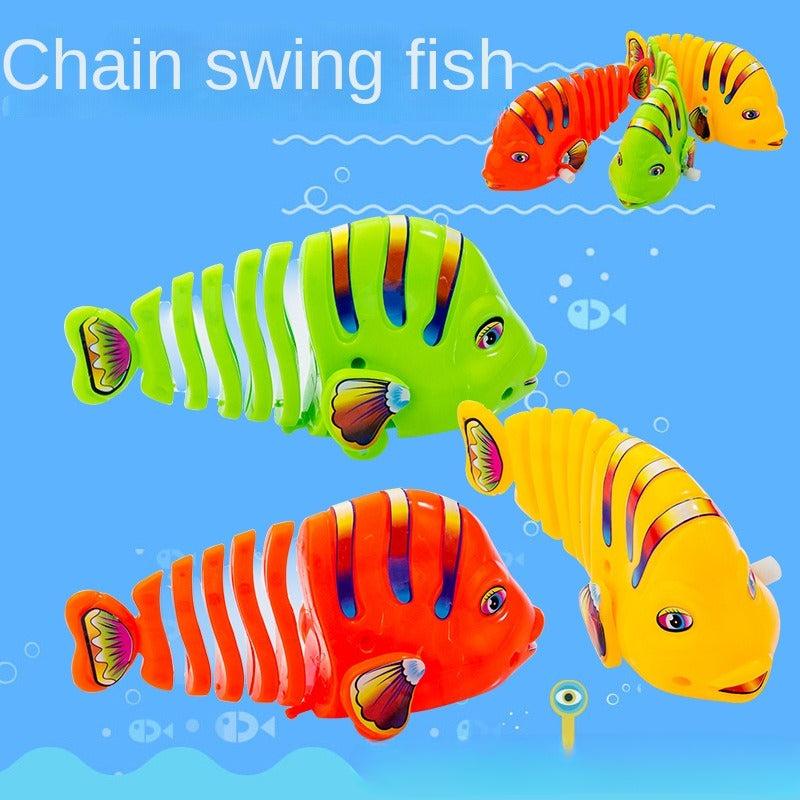 Rainbow Swinging Fish Wind up Toy Fish