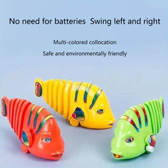 Rainbow Swinging Fish Wind up Toy Fish