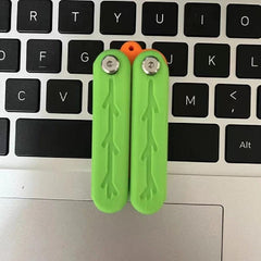 3D Gravity Carrot Butterfly Decompression Push Small Toy
