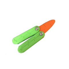 3D Gravity Carrot Butterfly Decompression Push Small Toy