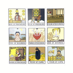 8 Bit Fantasy Tarot Cards Deck Pixelated Retro Video Game Art