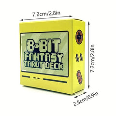 8 Bit Fantasy Tarot Cards Deck Pixelated Retro Video Game Art