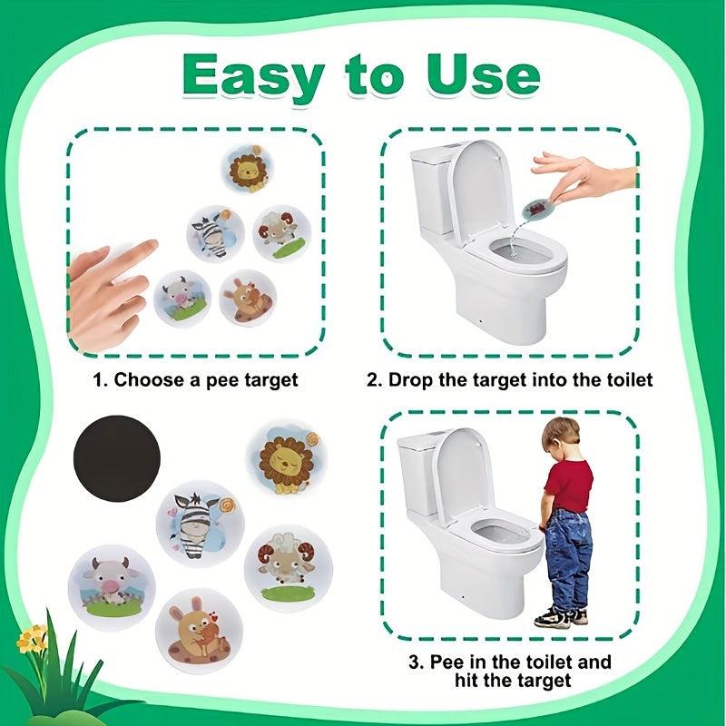 Boys Potty Time Changing Sticker Urinal Training Sticker