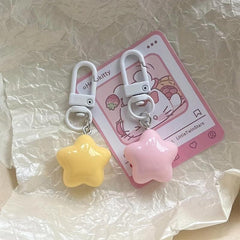 Charm Stars Keychain Car Keyring Backpack Pendant