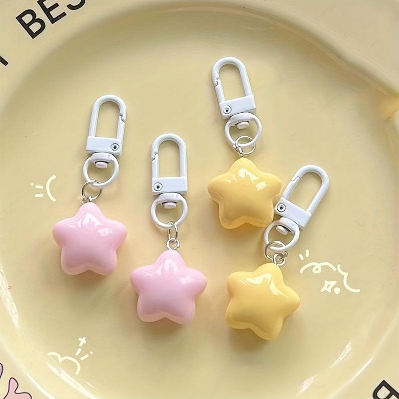 Charm Stars Keychain Car Keyring Backpack Pendant