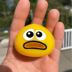 5pcs Vomiting Egg Yolk Decompressing Toys Stress Balls Slime Sensory Toys