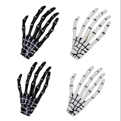 2 Pcs Halloween Skeleton Hand Bone Hair Clip Horror Hair Clip
