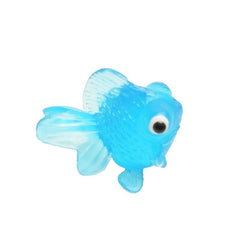 Soft Rubber Goldfish Toy for Fish Tank Decoration