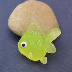 Soft Rubber Goldfish Toy for Fish Tank Decoration
