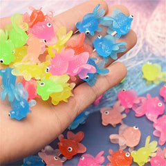 Soft Rubber Goldfish Toy for Fish Tank Decoration