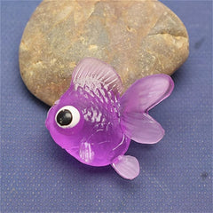 Soft Rubber Goldfish Toy for Fish Tank Decoration