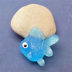 Soft Rubber Goldfish Toy for Fish Tank Decoration