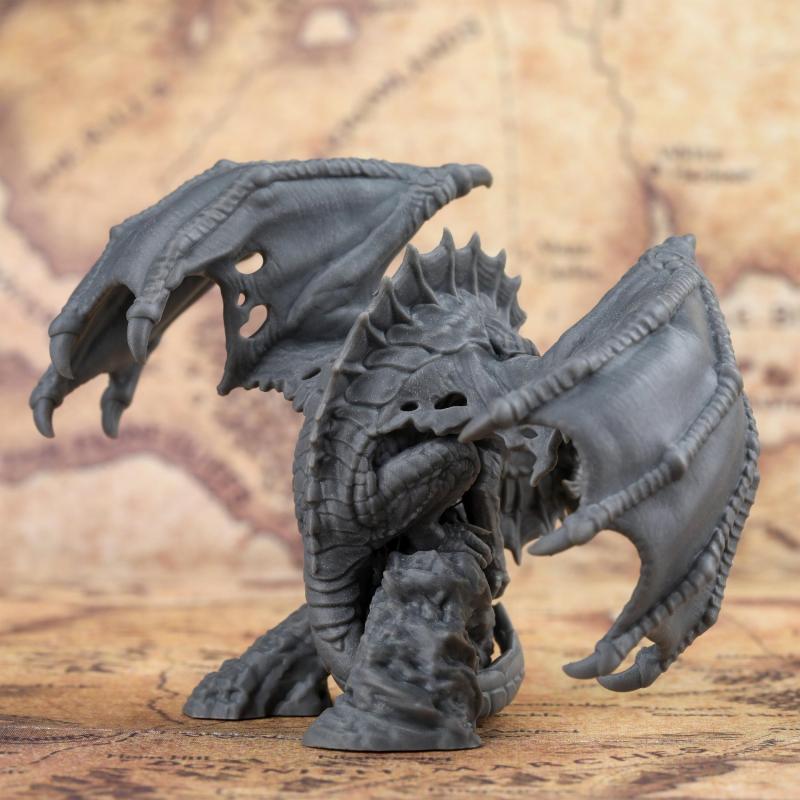 Unpainted Dragon Miniatures TTrpg Game For Tabletop Rpg Enthusiasts