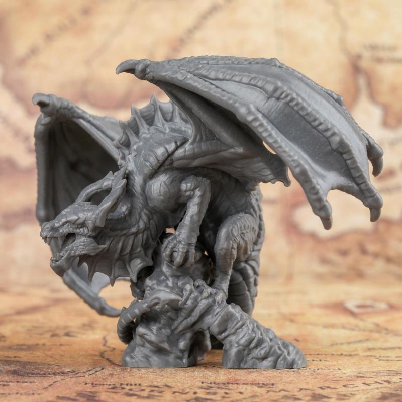 Unpainted Dragon Miniatures TTrpg Game For Tabletop Rpg Enthusiasts