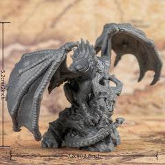 Unpainted Dragon Miniatures TTrpg Game For Tabletop Rpg Enthusiasts