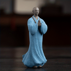 Monk Ceramic Dolls for Bonsai or Study Decor