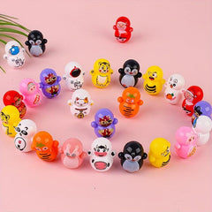 Cartoon Tumbler Relaxing Brain Puzzle Toy Spin Stunt Random Model