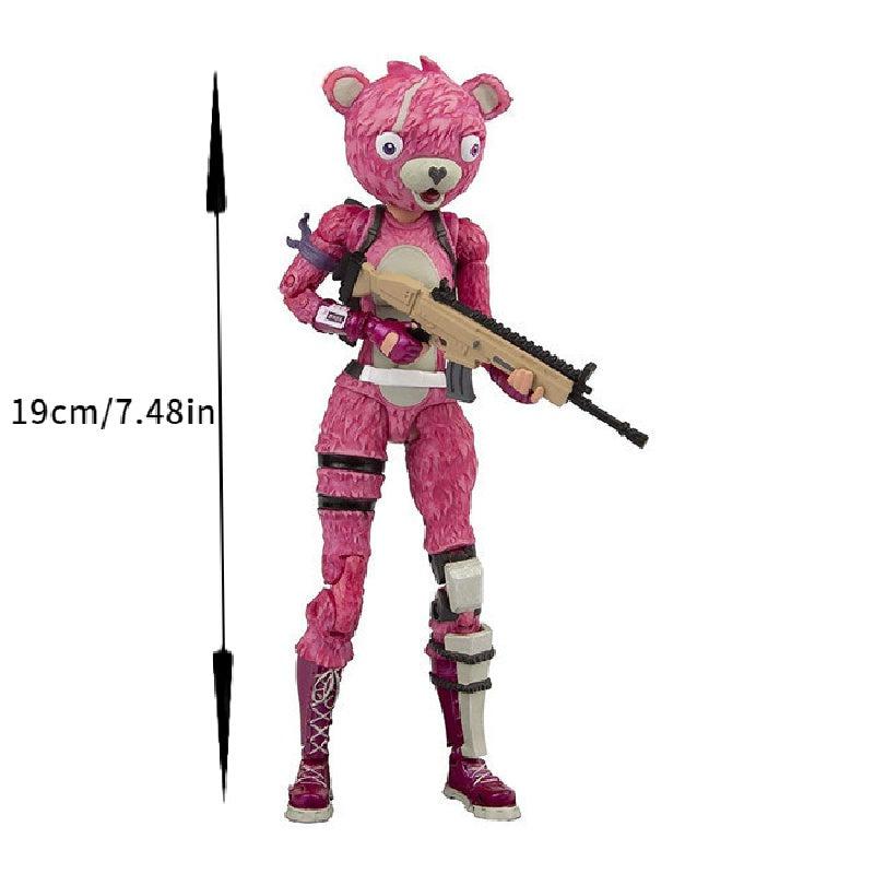 Anime Game Action Figure Soldiers Dolls Model Ornaments Painted Figurine Doll